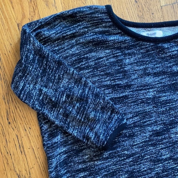 Madewell Marble Black/White Pullover Sweater Size xs - Picture 8 of 12